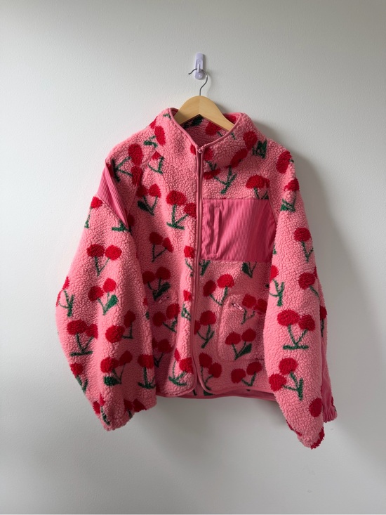 Boutique 9 Jackets & Blazers - Boutique 9 Pink Cherry Sherpa Jacket
